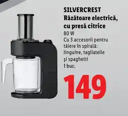 Lidl SILVERCREST Răzătoare electrică, cu presă citrice Ofertă
