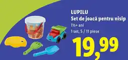 Lidl LUPILU Set de joacă pentru nisip Ofertă