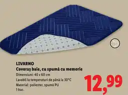 Lidl LIVARNO Covoras baie, cu spumă cu memorie Ofertă
