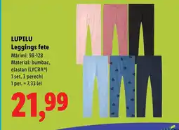 Lidl LUPILU Leggings fete Ofertă