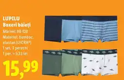 Lidl LUPILU Boxeri băieţi Ofertă