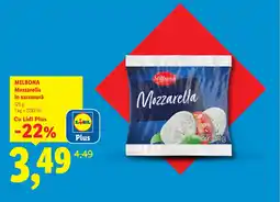 Lidl MILBONA Mozzarella în saramură Ofertă
