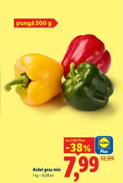 Lidl Ardei gras mix Ofertă