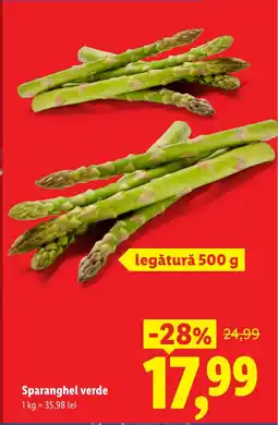 Lidl Sparanghel verde Ofertă