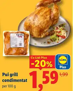 Lidl Pui grill condimentat Ofertă
