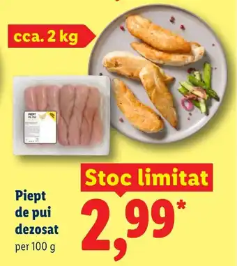 Lidl Piept de pui dezosat Ofertă