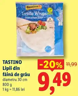 Lidl TASTINO Lipii din făină de grâu Ofertă