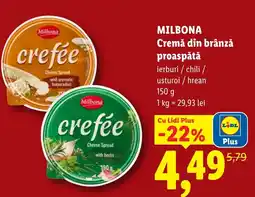 Lidl MILBONA Cremă din brânză proaspătă Ofertă
