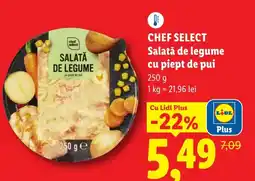 Lidl CHEF SELECT Salată de legume cu piept de pui Ofertă