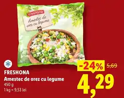 Lidl FRESHONA Amestec de orez cu legume Ofertă
