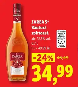 Lidl ZAREA 5* Băutură spirtoasă Ofertă