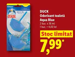 Lidl DUCK Odorizant toaletă Aqua Blue Ofertă