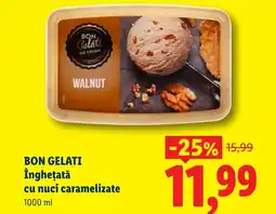 Lidl BON GELATI Îngheţată cu nuci caramelizate Ofertă