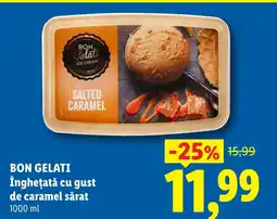 Lidl BON GELATI Îngheţată cu gust de caramel sǎrat Ofertă