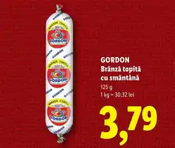 Lidl GORDON Brânză topită cu smântână Ofertă