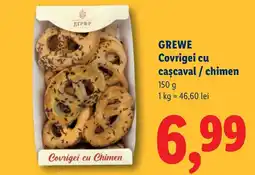 Lidl GREWE Covrigei cu caşcaval / chimen Ofertă