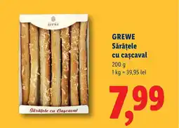 Lidl GREWE Sărăţele cu caşcaval Ofertă