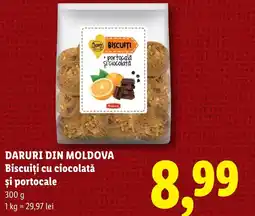 Lidl DARURI DIN MOLDOVA Biscuiți cu ciocolată şi portocale Ofertă