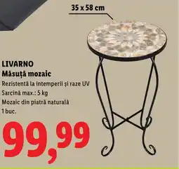 Lidl LIVARNO Măsuţă mozaic Ofertă
