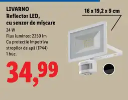 Lidl LIVARNO Reflector LED, cu senzor de mişcare Ofertă