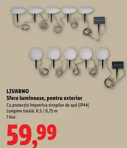Lidl LIVARNO Sfere luminoase, pentru exterior Ofertă