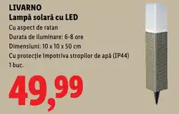 Lidl LIVARNO Lampă solară cu LED Ofertă