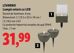 Lidl LIVARNO Lampă solară cu LED Ofertă