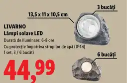 Lidl LIVARNO Lămpi solare LED Ofertă