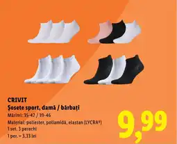 Lidl CRIVIT Şosete sport, damă / bărbați Ofertă