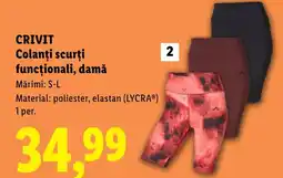 Lidl CRIVIT Colanți scurţi funcționali, damă Ofertă