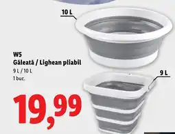 Lidl W5 Găleată/ Lighean pliabil Ofertă