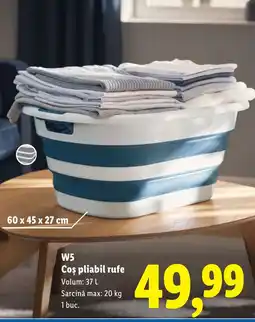 Lidl W5 Coş pliabil rufe Ofertă