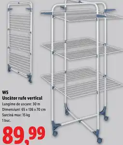 Lidl W5 Uscător rufe vertical Ofertă