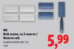 Lidl W5 Rolă scame, cu 2 rezerve / Rezerve rolǎ Ofertă