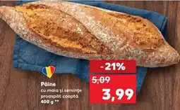 Kaufland Pâine cu maia și semințe proaspăt coaptă 400 g Ofertă