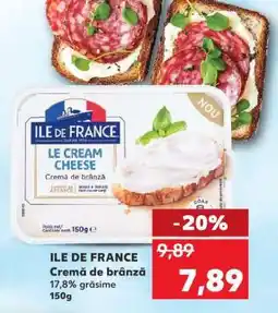 Kaufland ILE DE FRANCE CREMĂ DE BRÂNZĂ Ofertă