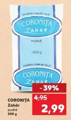 Kaufland CORONIȚA Zahăr pudră 500 g Ofertă