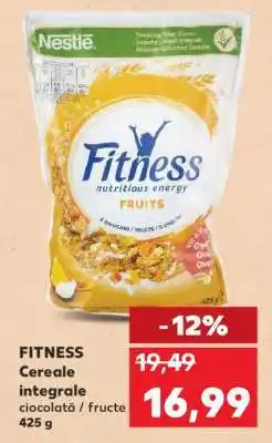 Kaufland FITNESS Cereale integrale ciocolată / fructe 425 g Ofertă