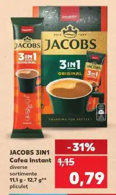 Kaufland JACOBS 3IN1 Cafea Instant Ofertă