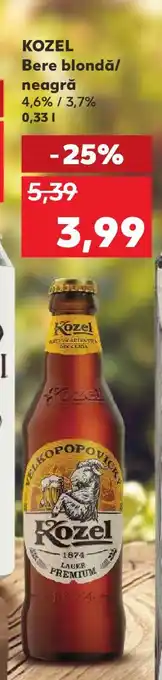 Kaufland KOZEL Bere blondă / neagră Ofertă