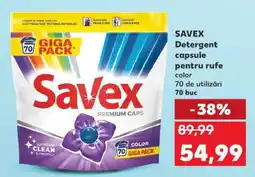 Kaufland SAVEX Detergent capsule pentru rufe color Ofertă