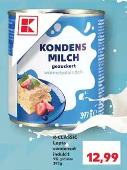 Kaufland K-CLASSIC Lapte condensat îndulcit Ofertă