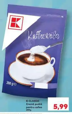 Kaufland K-CLASSIC Cremă pudră pentru cafea Ofertă