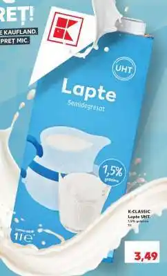 Kaufland K-CLASSIC Lapte UHT Ofertă