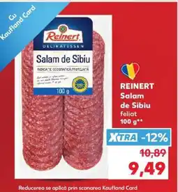 Kaufland REINERT Salam de Sibiu Ofertă