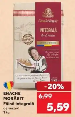 Kaufland ENACHE MORĂRIT Făină integrală de secară 1 kg Ofertă