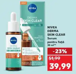Kaufland NIVEA DERMA SKIN CLEAR Serum pentru față 30 ml Ofertă