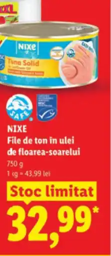 Lidl NIXE File de ton în ulei de floarea-soarelui Ofertă