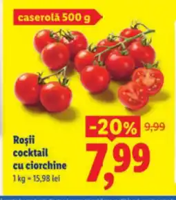 Lidl Roşii cocktail cu ciorchine Ofertă
