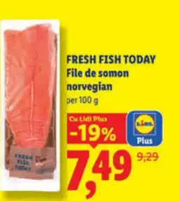 Lidl FRESH FISH TODAY File de somon norvegian Ofertă